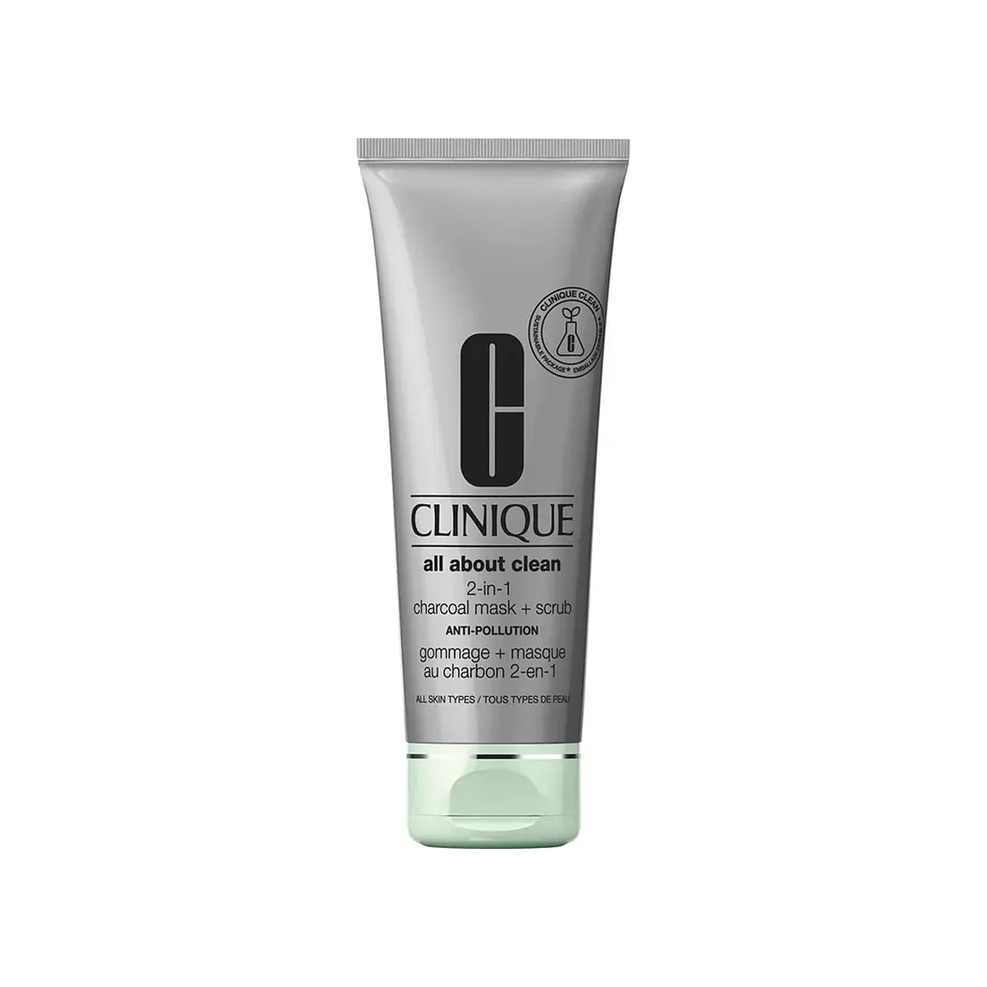 Clinique All About Clean 2 in 1 Charcoal Mask Scrub 100 мл