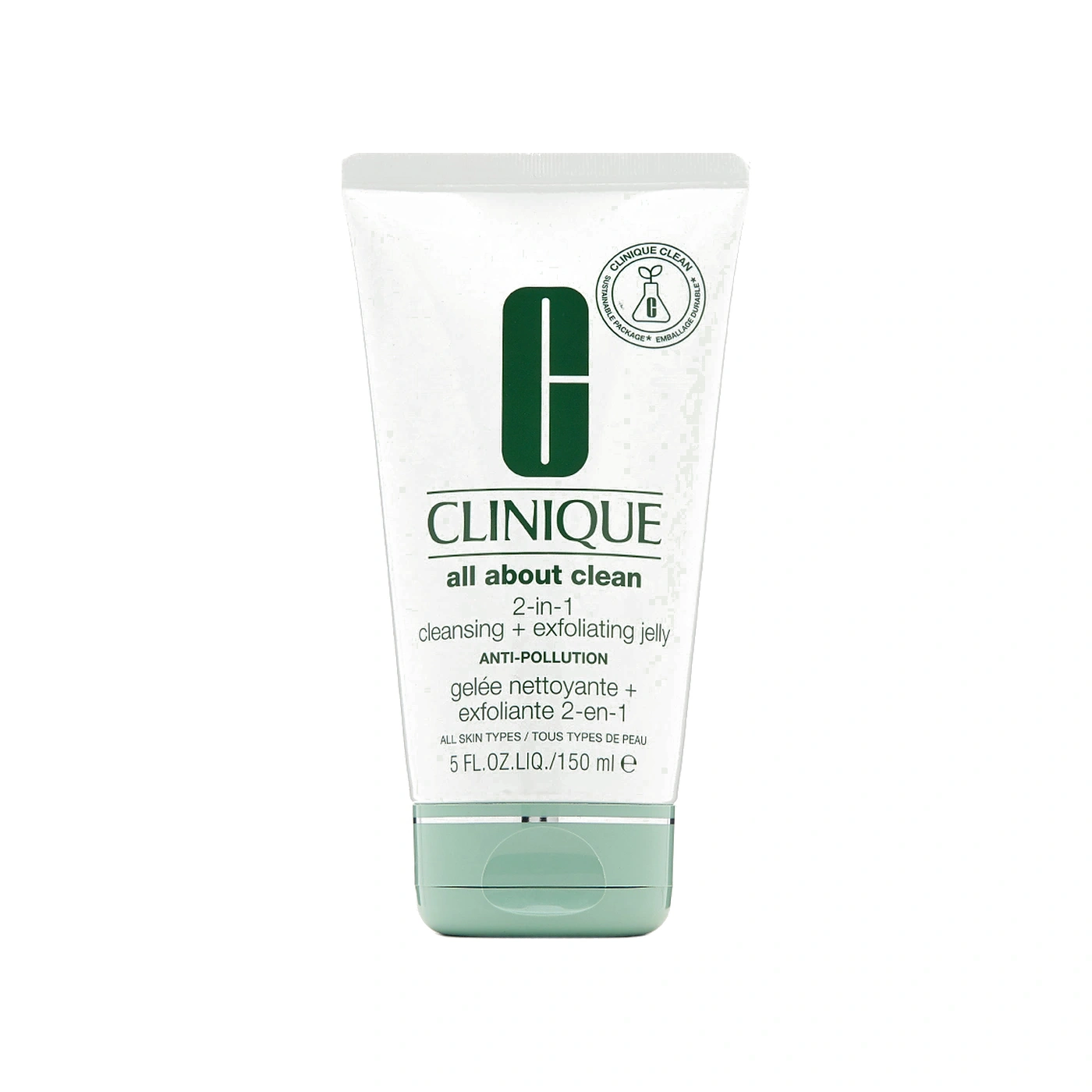 Clinique All About Clean 2-in-1 Cleansing + Exfoliating Jelly 2-in-1 Cleansing + Exfoliating Jelly 150 мл