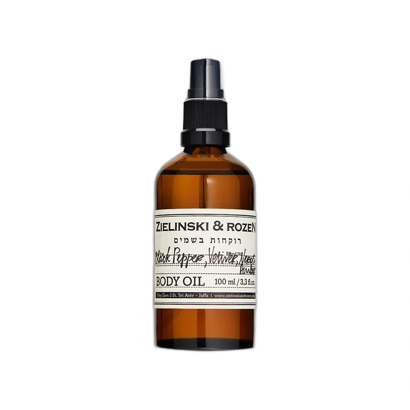 Black Pepper, Vetiver, Neroli, Amber
