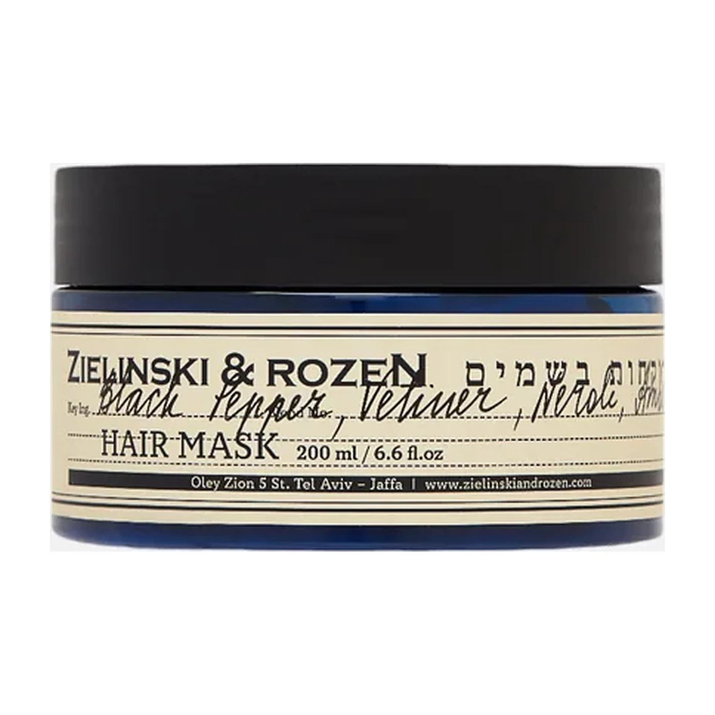 Zielinski & Rozen Black Pepper, Vetiver, Neroli, Amber Hair Mask Blond Care 200 мл