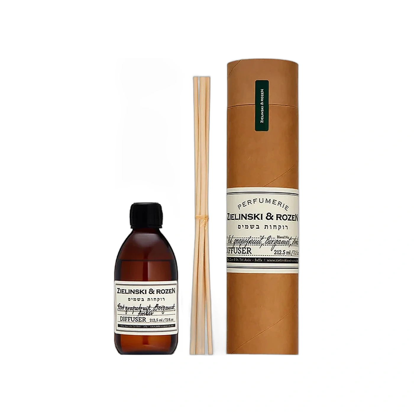 Zielinski & Rozen Red grapefruit, Bergamot, Amber Diffuser 212.5 мл