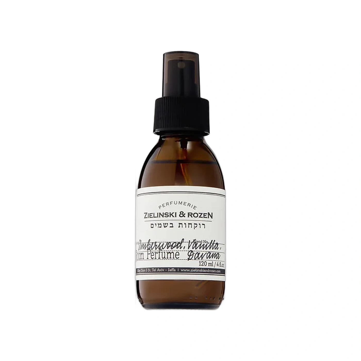 Zielinski & Rozen Amberwood, Vanilla, Davana Парфюм для дома 120 мл