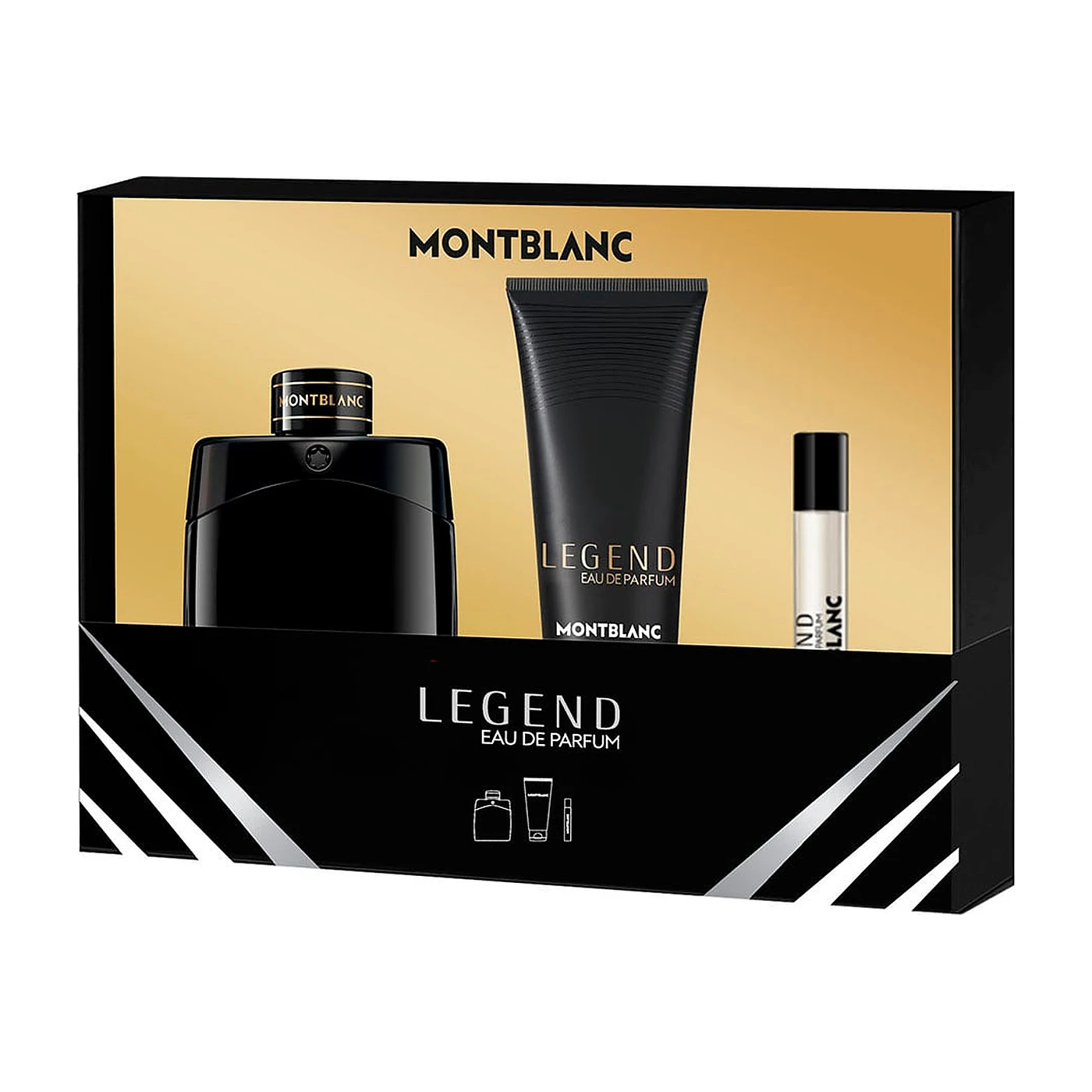 Legend Gift Set — EDP 100 ml + EDP 7.5 ml + Shower Gel 100 ml