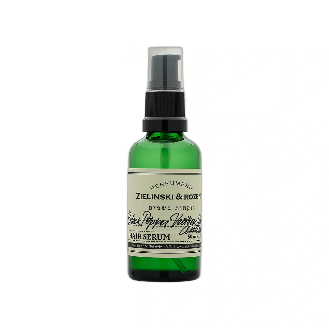Black Pepper, Vetiver, Neroli, Amber